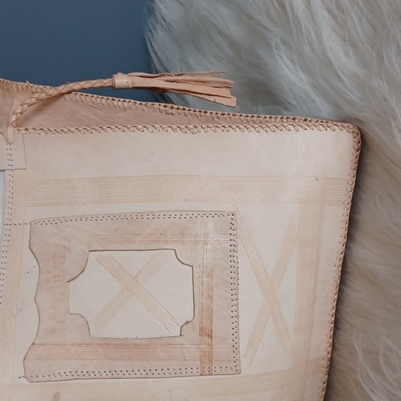 Handmade ,Unique Leather Clutch